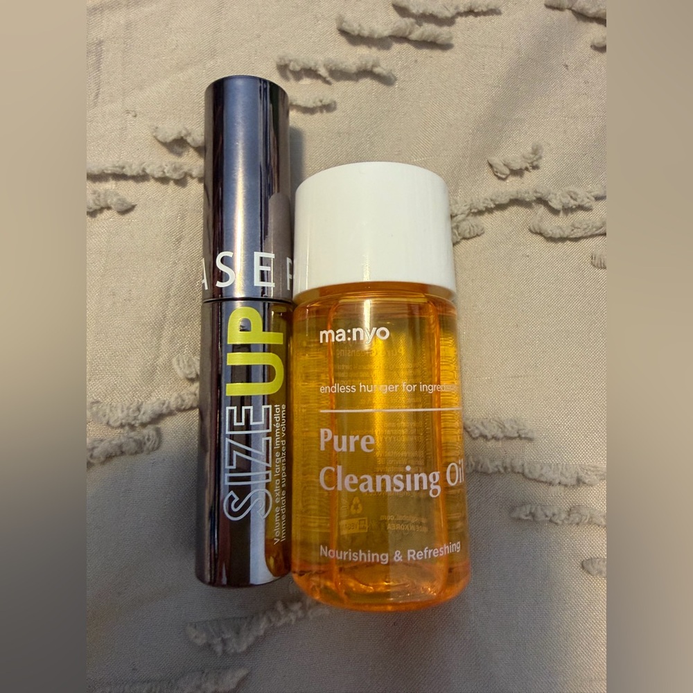 Manyo Pure Cleansing Oil and Sephora Size Up Mascara